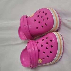 Crocs toddler girl size C9